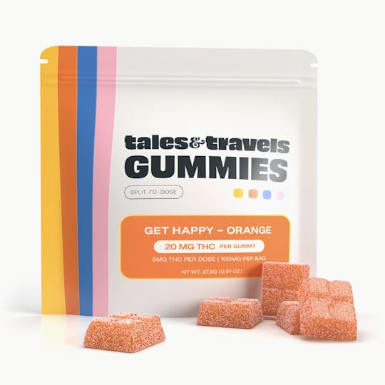 Revolution Cannabis - Tales & Travels | Get Happy Orange | Gummies | 5pk - 1