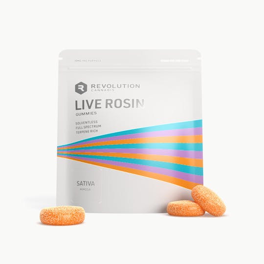 Revolution Cannabis - Revolution | Sativa Mimosa | Live Rosin Gummies | 10pk - 1