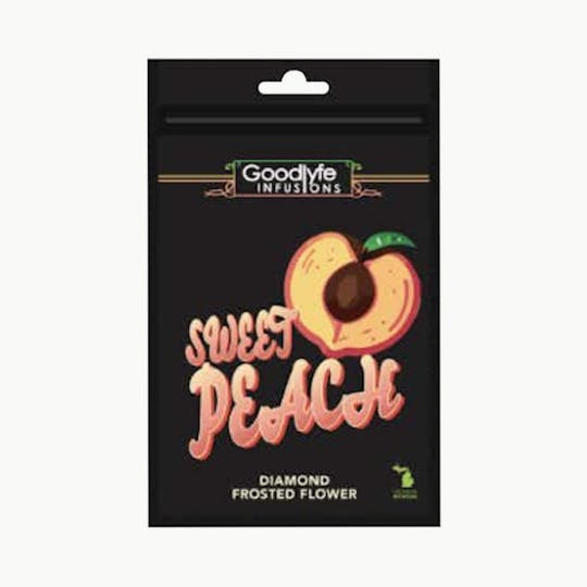 Goodlyfe Farms - Goodlyfe Farms - Sweet Peach Diamond Frosted Flower 3.5g - 1