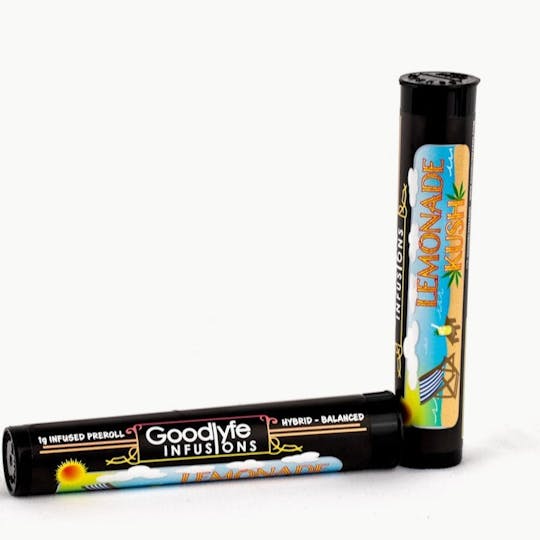 Goodlyfe Farms - Goodlyfe Farms - Lemonade Kush Pre Roll 1g - 1