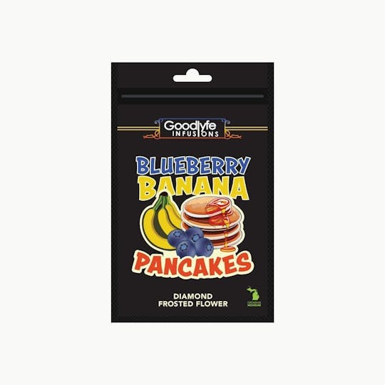 Goodlyfe Farms - Goodlyfe Farms - Blueberry Banana Pancake Diamond Frosted Flower 3.5g - 1