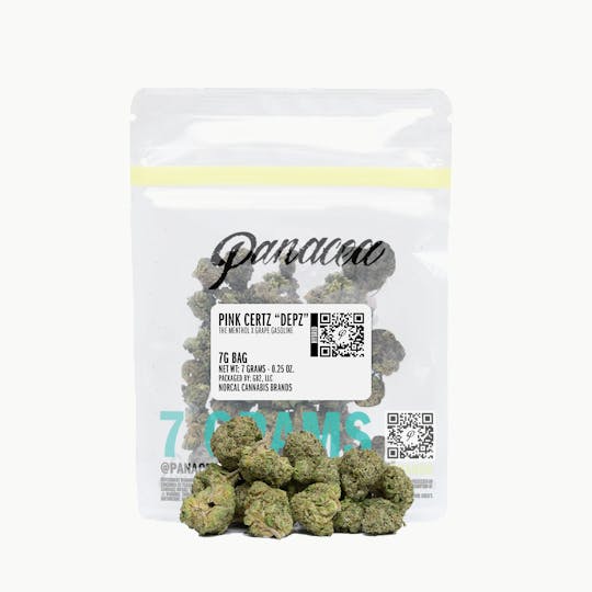 Panacea - Pink Certz | Light Deprivation "DEPZ" Bags | 7g - 1