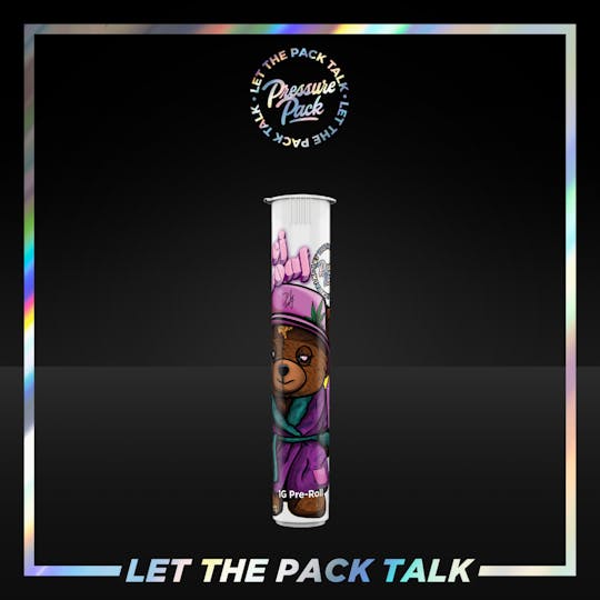 Pressure Pack - Pressure Pack x Dej Loaf Smokey The Bear Preroll 1g - 1