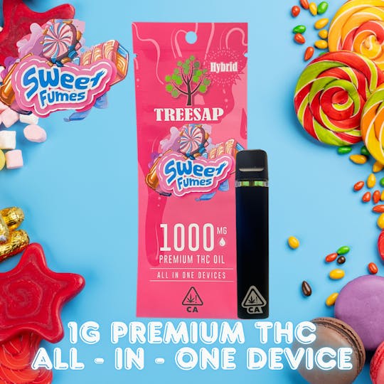 Treesap - CA - Treesap 1g AIO Disposables- Sweet Fumes - 1