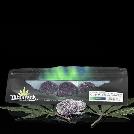 Tamarack Cannabis - Tamarack | 1:1 THC/CBD Regular Strength Gummies - Blue Raspberry - 1