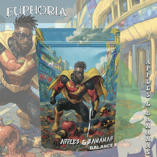 Euphoria Brand - Apples & Bananas | Euphoria | Pre-Pack Flower | 3.5g - 1