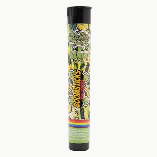 Rollz - Rollz | Boomsticks (1g Infused Pre-Roll) - Lime Sorbet - 1