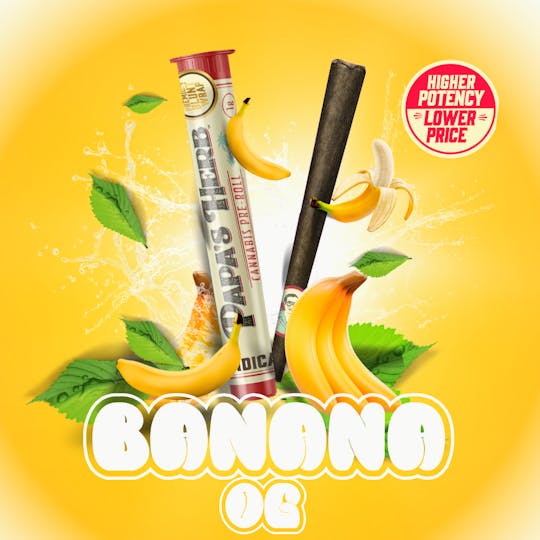 Papa's Herb - Banana OG (1g) Blunt - 1