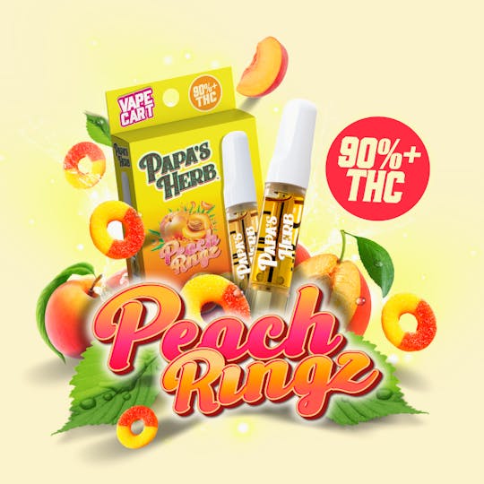 Papa's Herb - Peach Ringz (1g) Vape Cartridge - 1