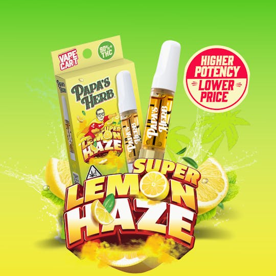 Papa's Herb - Super Lemon Haze (1g) Vape Cartridge - 1