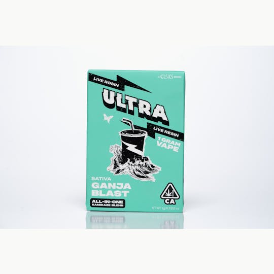 Ultra - Ganja Blast - 1g Live Rosin/Live Resin All-In-One Vape - 1