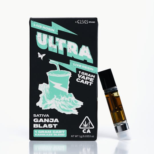 Ultra - Ganja Blast - Live Rosin/Live Resin Vape Cartridge 1g - 1