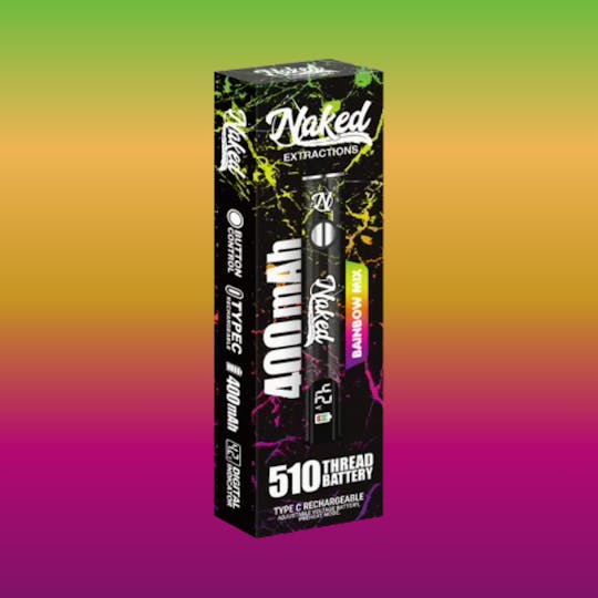 MidSouth Extracts - 510 Battery - Naked - Bainbow Mix - 1