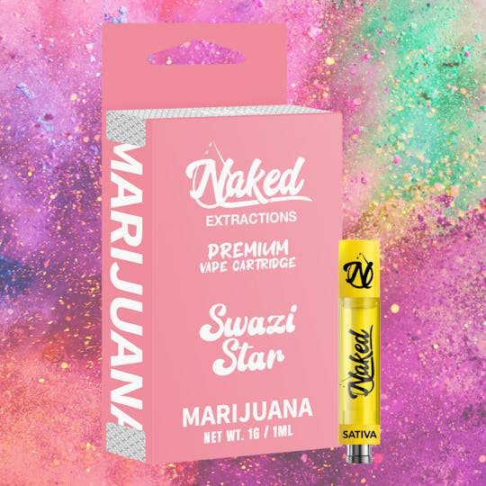 MidSouth Extracts - 1g 510 - Naked - Swazi Star - 57.9% - 1