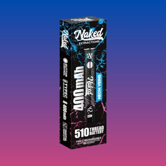MidSouth Extracts - 510 Battery - Naked - Neon Veins - 1