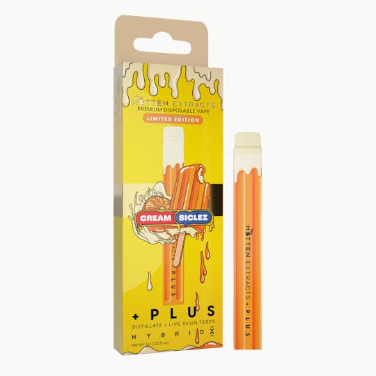 Mitten Extracts - Mitten Extracts +Plus Disposable Creamsiclez 1g - 1