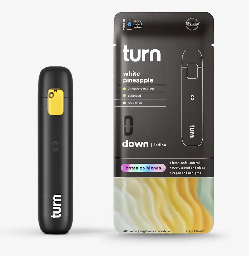 Turn White Pineapple Disposable 1G