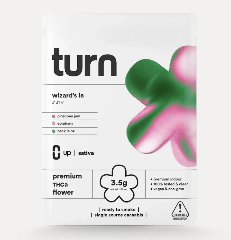 Turn Wizard's In Flower 3.5G cartridge