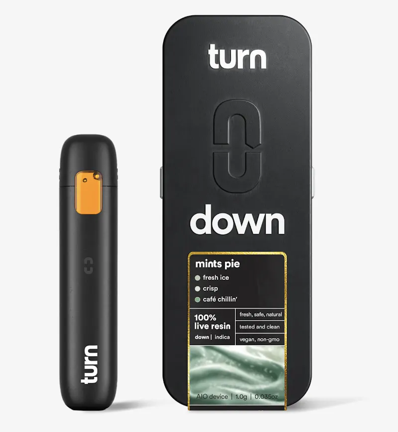 turn Mints Pie Live Resin Disposable 1g disposable