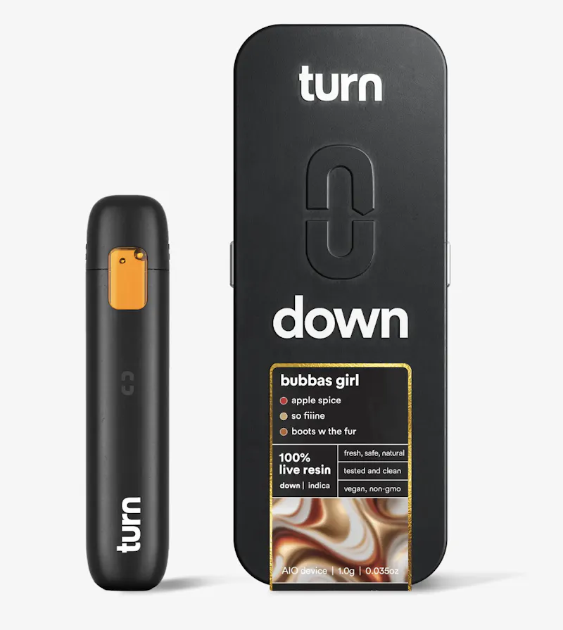 turn Bubbas Girl Live Resin Disposable 1g