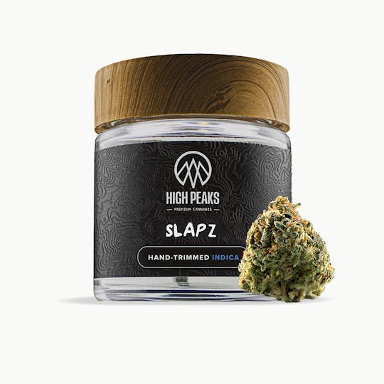 High Peaks - Slapz: Hand-Trimmed Flower | Indica | 3.5g - 1