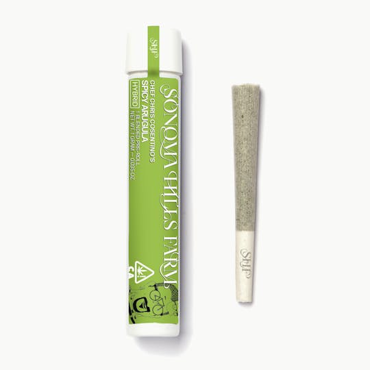 Sonoma Hills Farm - Spicy Arugula Blend (CBD x CBG x THC) - 1g Pre-Roll - 1