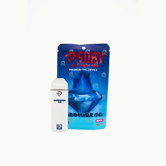 Ruby Concentrates - RUBY Saphire OG Live Resin All In One 1000mg - 1