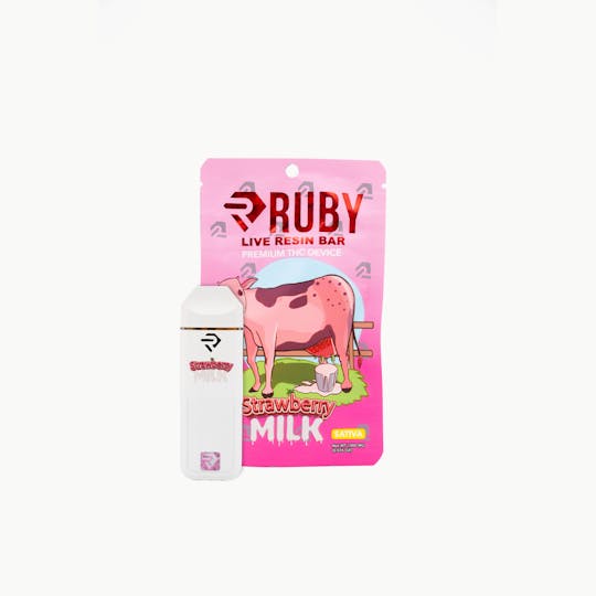 Ruby Concentrates - RUBY Strawberry Milk Live Resin All In One 1000mg - 1
