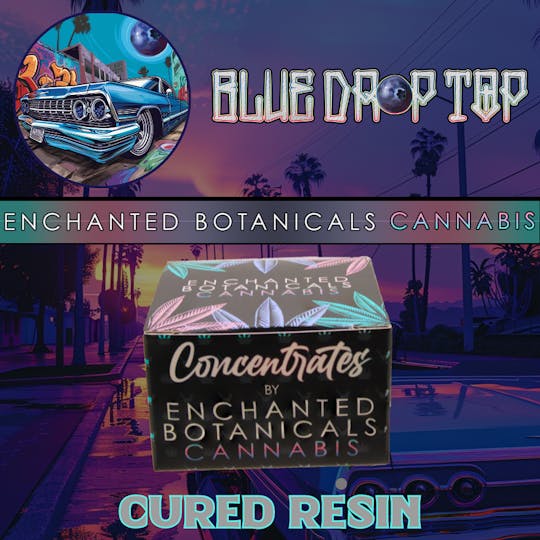 Enchanted Botanicals - Enchanted Botanicals | Blue Drop Top | Cured Resin - 1