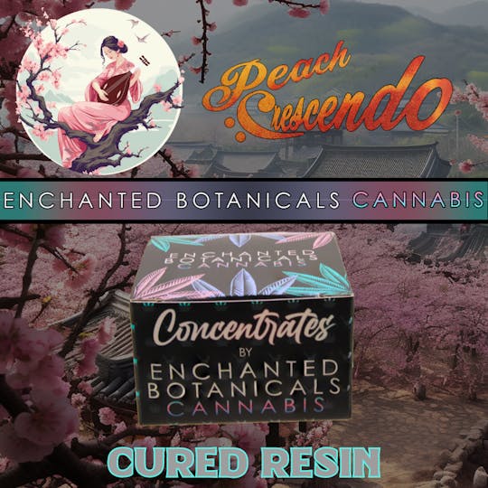 Enchanted Botanicals - Enchanted Botanicals | Peach Crescendo | Cured Resin - 1