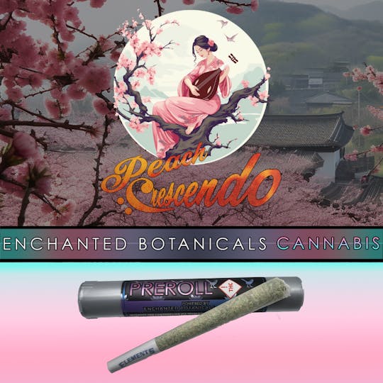 Enchanted Botanicals - Enchanted Botanicals | Peach Crescendo | Pre Roll - 1