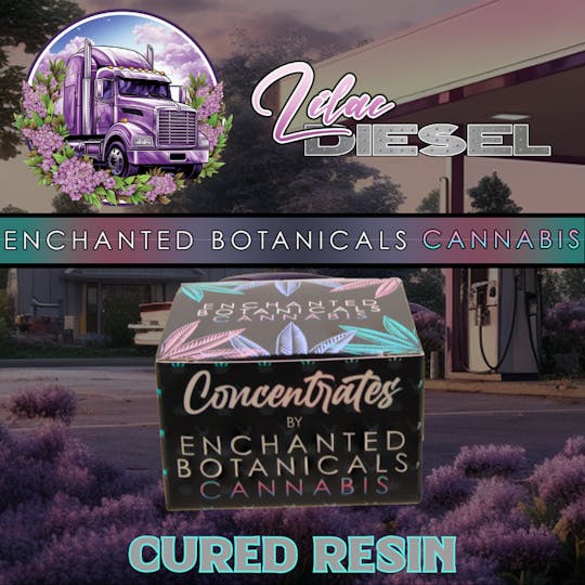 Enchanted Botanicals - Enchanted Botanicals | Lilac Diesel | Cured Resin - 1