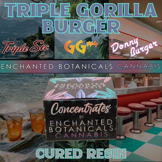 Enchanted Botanicals - Enchanted Botanicals | Triple Gorilla Burger | Cured Resin - 1