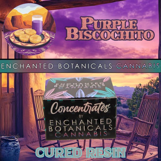 Enchanted Botanicals - Enchanted Botanicals | Purple Biscochito | Cured Resin - 1