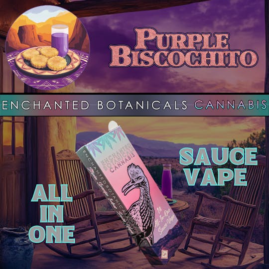 Enchanted Botanicals - Enchanted Botanicals | Purple Biscochito | All-In-One Sauce Vape - 1
