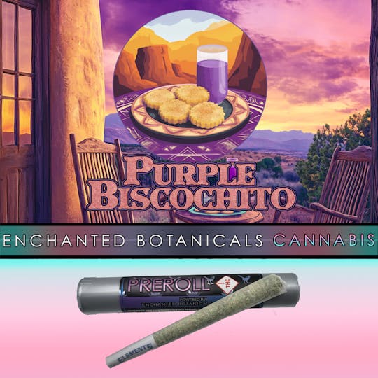 Enchanted Botanicals - Enchanted Botanicals | Purple Biscochito | Pre Roll - 1