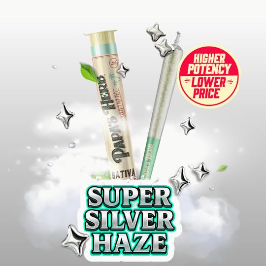 Papa's Herb - Super Silver Haze (1g) Preroll - 1
