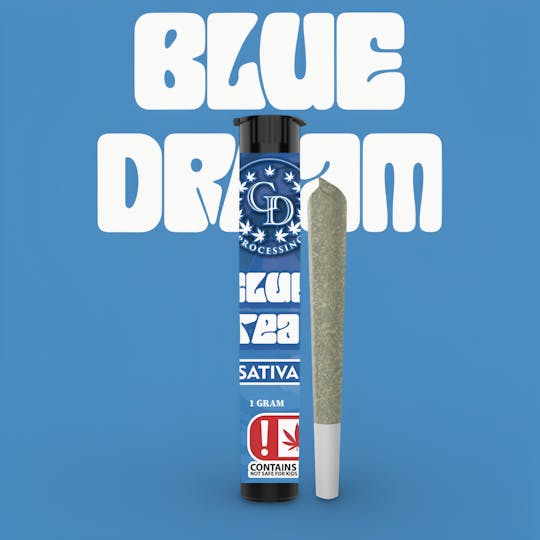 GD CANNABIS PROCESSING - 1G PRE-ROLL BLUE DREAM - 1