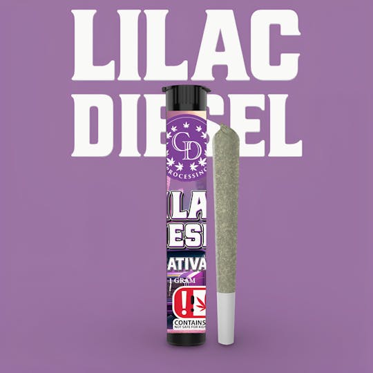 GD CANNABIS PROCESSING - 1G PRE-ROLL LILAC DIESEL - 1