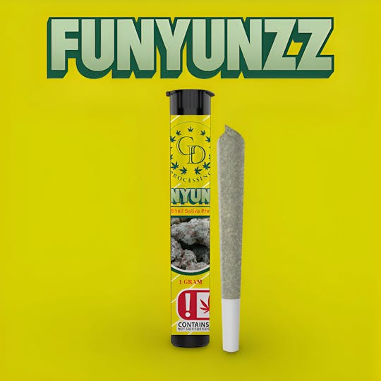 GD CANNABIS PROCESSING - 1G PRE-ROLL FUNYUNZZ - 1
