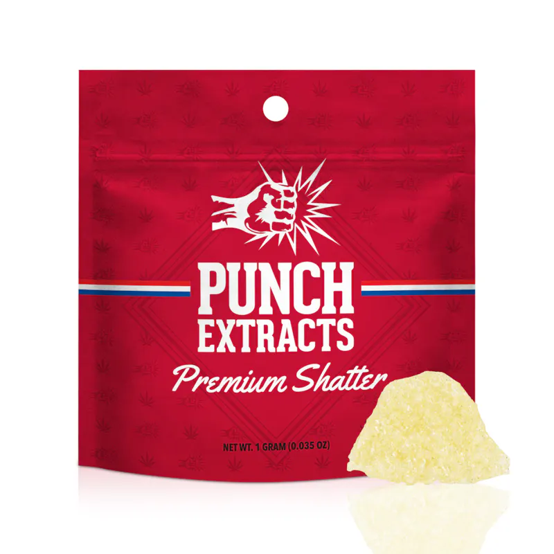 Punch Edibles Thin Mint x Jealousy BHO Shatter (1g)
