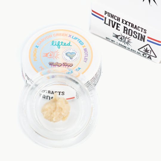 Punch Edibles & Extracts - Peach Papayahusca Tier 4 Live Rosin Cold Cure Badder (1g) - 1