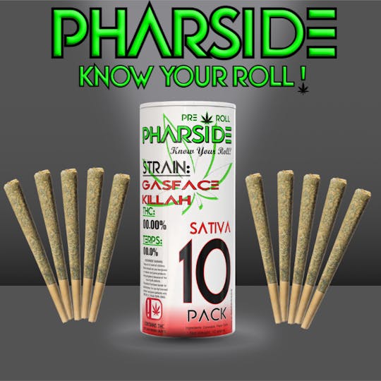 Pharside - 10 pack of 1 gram pre-rolls Sativa - 1