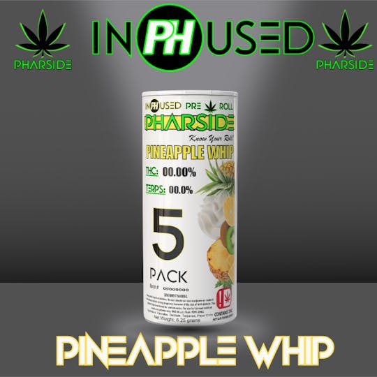 Pharside - 5 pack- Infused Pre-rolls- Pineapple Whip - 1
