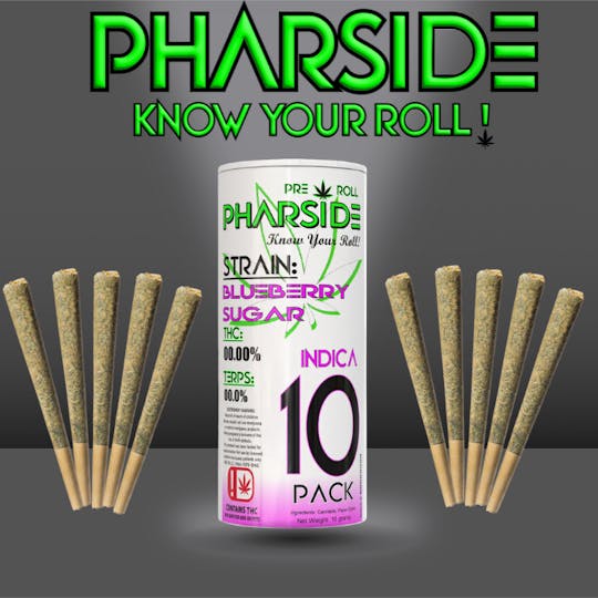 Pharside - 10 pack of 1 gram pre-rolls Indica - 1