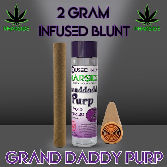 Pharside - 2 Gram Infused Blunts- Granddaddy Purple - 1