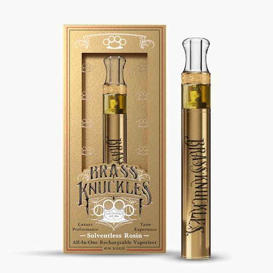 Brass Knuckles - Brass Knuckles Red Runtz Solventless Rosin .5g All-In-One Rechargeable - 1