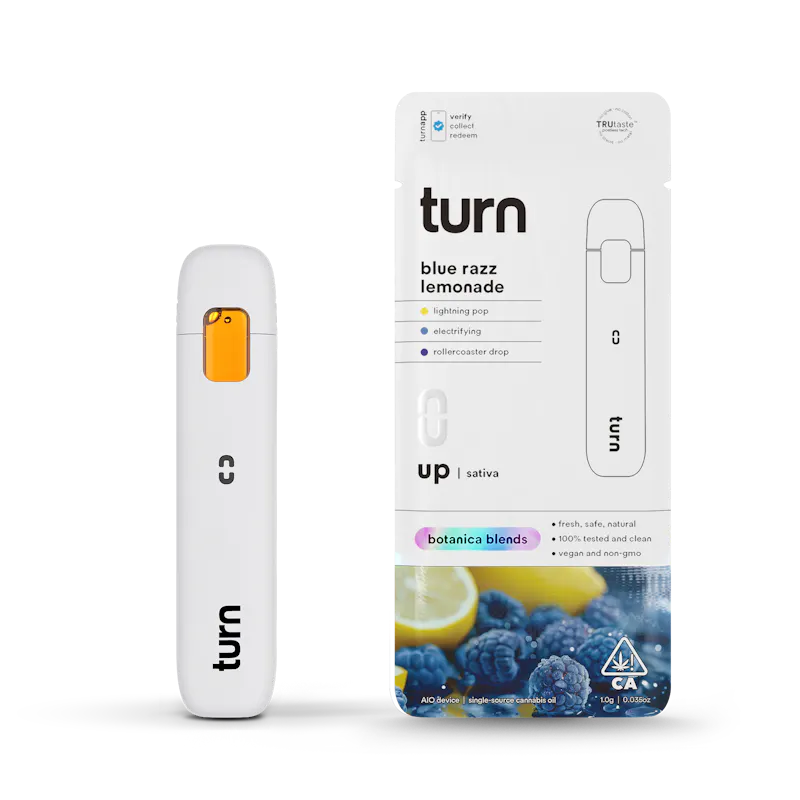 Turn Blue Razz Lemonade Disposable 1g disposable