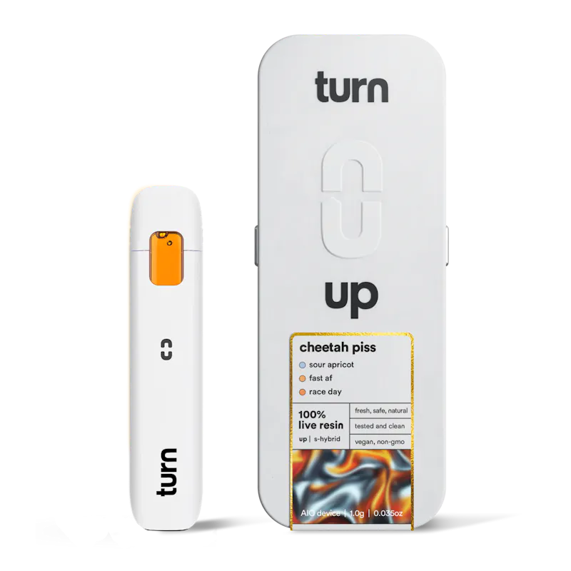 turn Cheetah Piss Live Resin Disposable 1g disposable