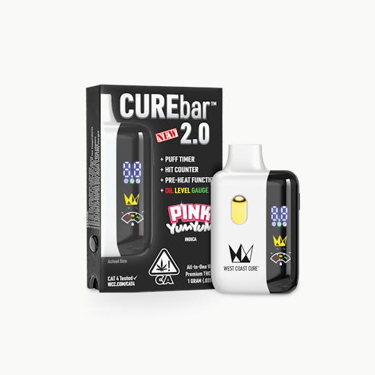 West Coast Cure - Pink Yum Yum - 1G AIO CUREbar 2.0 - 1